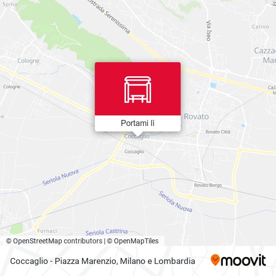 Mappa Coccaglio - Piazza Marenzio