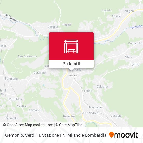 Mappa Gemonio, Verdi Fr. Stazione FN