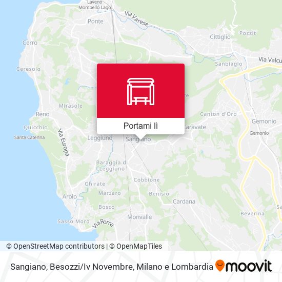Mappa Sangiano, Besozzi/Iv Novembre
