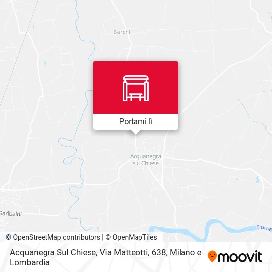 Mappa Acquanegra Sul Chiese, Via Matteotti, 638