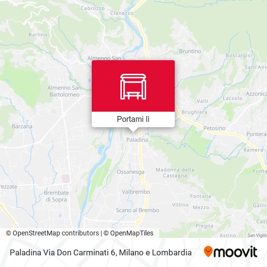 Mappa Paladina Via Don Carminati 6