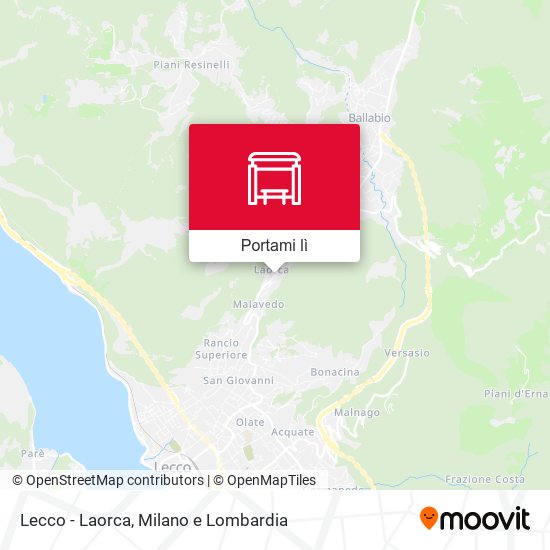 Mappa Lecco - Laorca