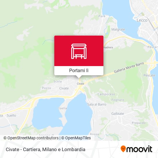 Mappa Civate - Cartiera