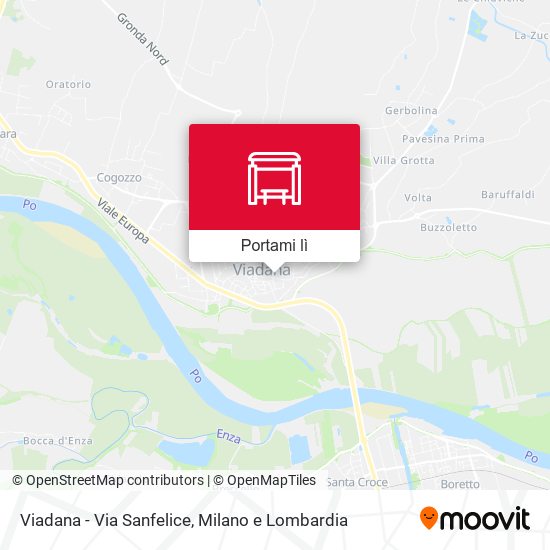 Mappa Viadana - Via Sanfelice