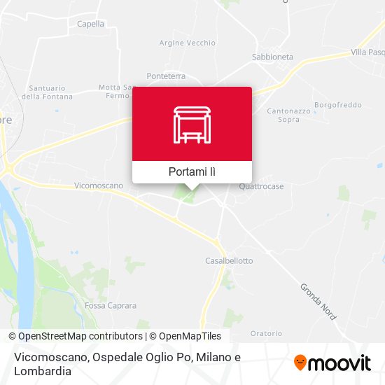 Mappa Vicomoscano, Ospedale Oglio Po