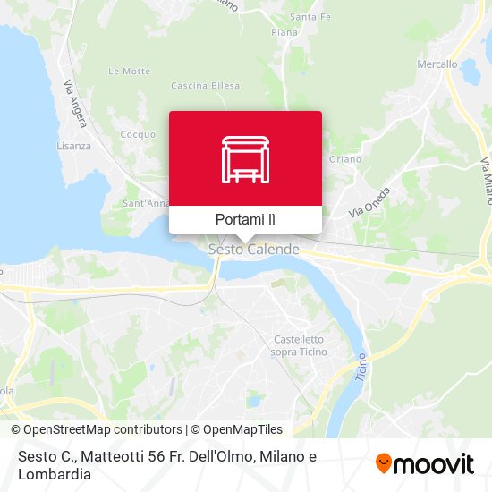 Mappa Sesto C., Matteotti 56 Fr. Dell'Olmo