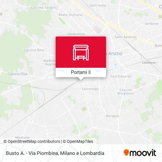 Mappa Busto A. - Via Piombina