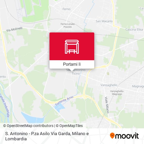 Mappa S. Antonino - P.za Asilo Via Garda