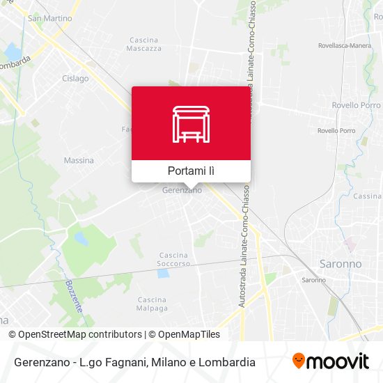 Mappa Gerenzano - L.go Fagnani