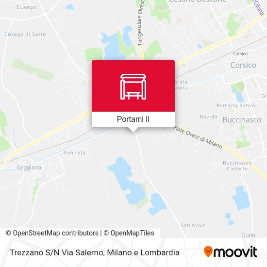Mappa Trezzano S/N Via Salerno