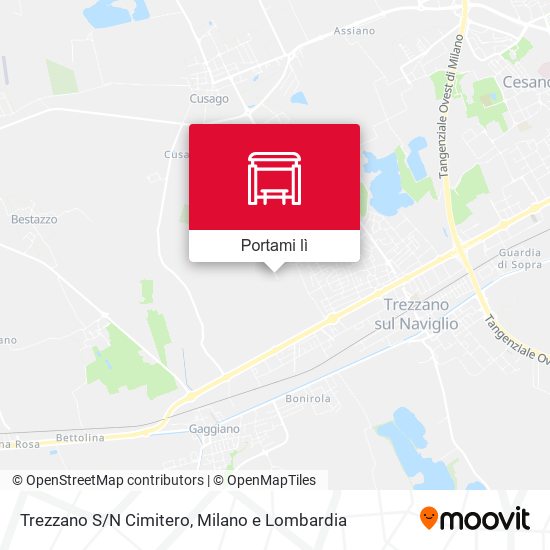 Mappa Trezzano S/N Cimitero
