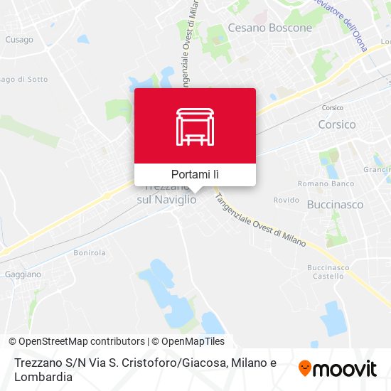 Mappa Trezzano S / N Via S. Cristoforo / Giacosa