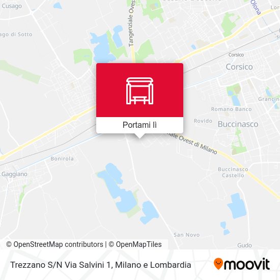 Mappa Trezzano S/N Via Salvini 1