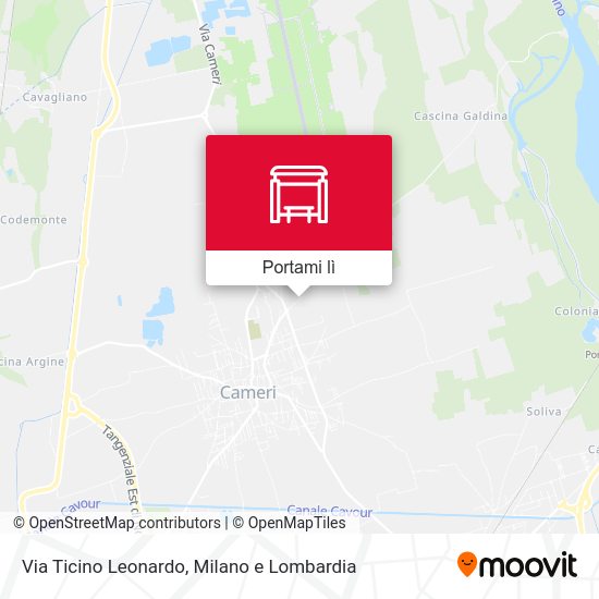 Mappa Via Ticino Leonardo