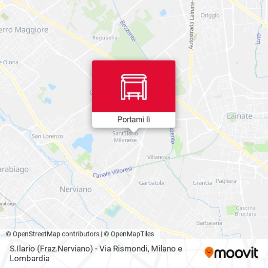 Mappa S.Ilario (Fraz.Nerviano) - Via Rismondi