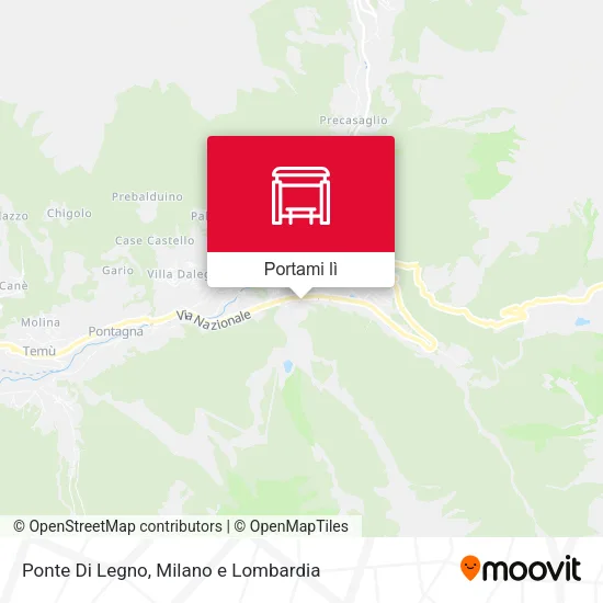Mappa Ponte Di Legno