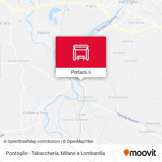 Mappa Pontoglio - Tabaccheria