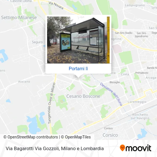 Mappa Via Bagarotti Via Gozzoli