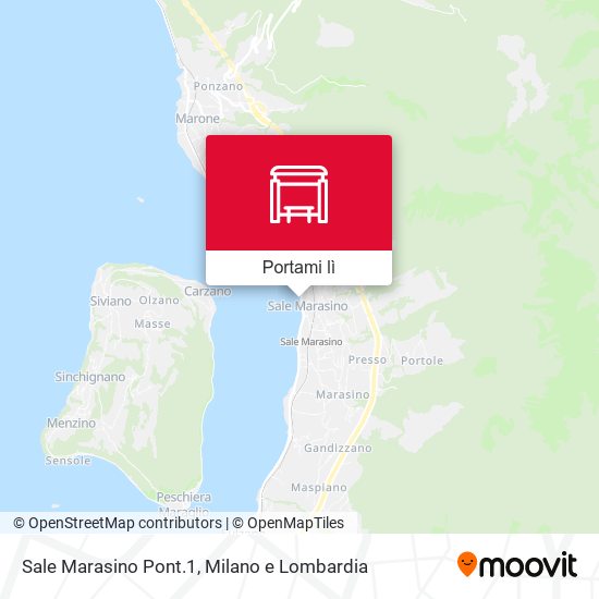 Mappa Sale Marasino Pont.1