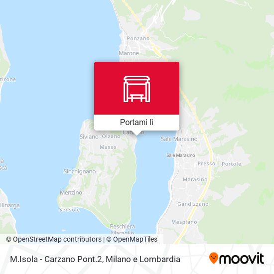 Mappa M.Isola - Carzano Pont.2