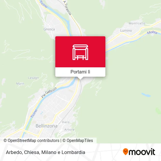 Mappa Arbedo, Chiesa