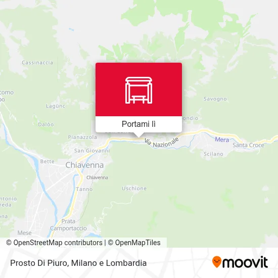 Mappa Prosto Di Piuro