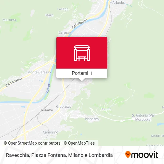 Mappa Ravecchia, Piazza Fontana