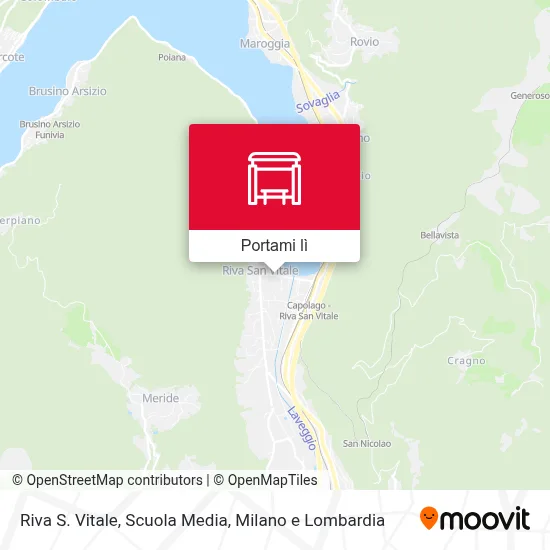 Mappa Riva S. Vitale, Scuola Media