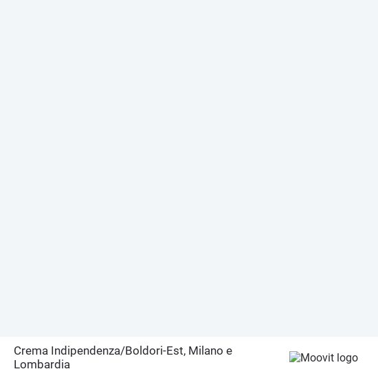 Mappa Crema Indipendenza/Boldori-Est