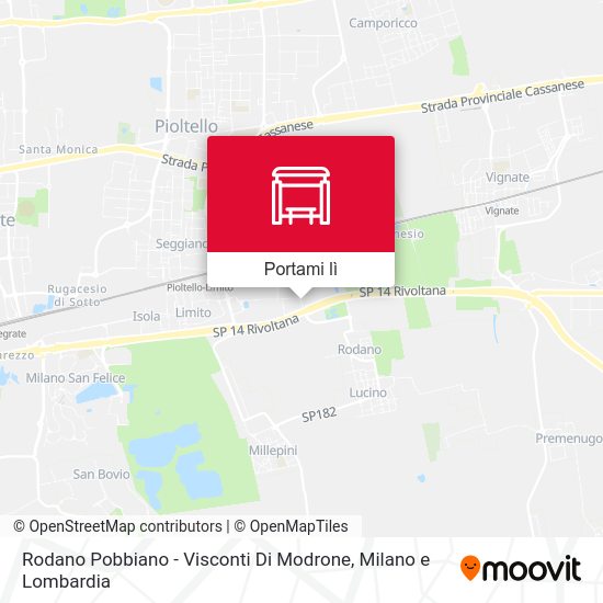 Mappa Rodano Pobbiano - Visconti Di Modrone