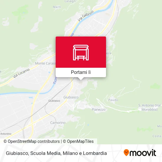 Mappa Giubiasco, Scuola Media
