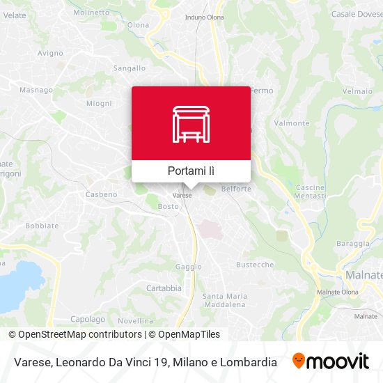 Mappa Varese, Leonardo Da Vinci 19