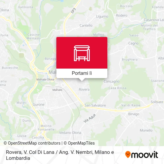 Mappa Rovera, V. Col Di Lana / Ang. V. Nembri