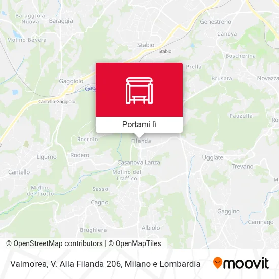 Mappa Valmorea, V. Alla Filanda 206