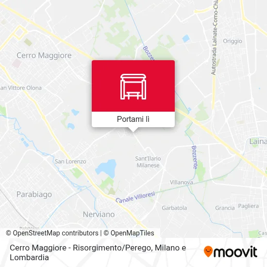 Mappa Cerro Maggiore -  Risorgimento / Perego