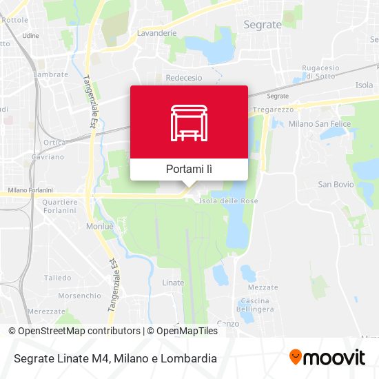 Mappa Segrate Linate M4