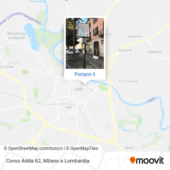 Mappa Corso Adda 62
