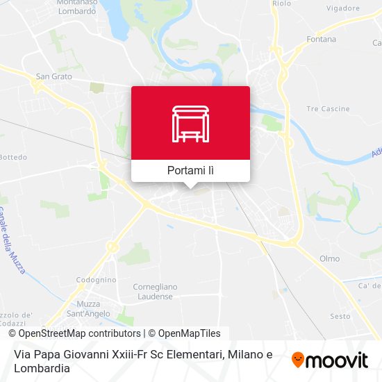 Mappa Via Papa Giovanni Xxiii-Fr Sc Elementari