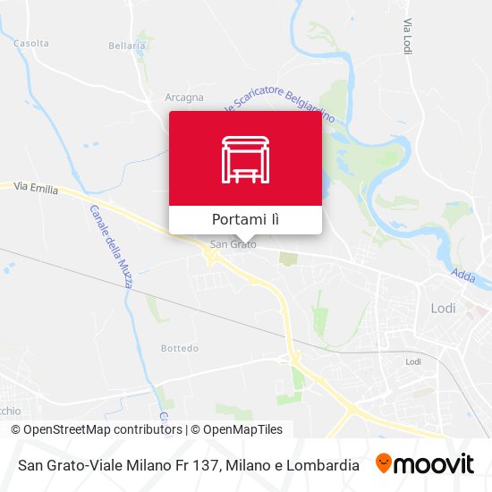 Mappa San Grato-Viale Milano Fr 137