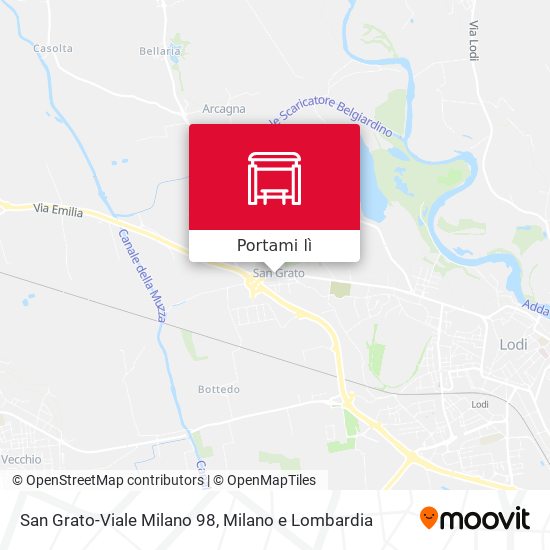 Mappa San Grato-Viale Milano 98