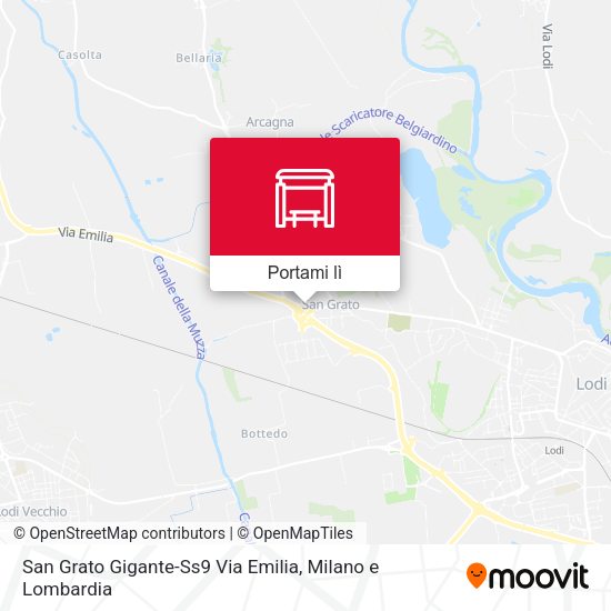 Mappa San Grato Gigante-Ss9 Via Emilia