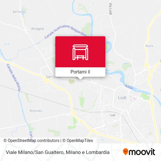Mappa Viale Milano/San Gualtero