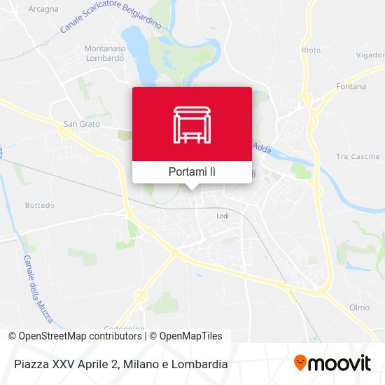 Mappa Piazza XXV Aprile 2