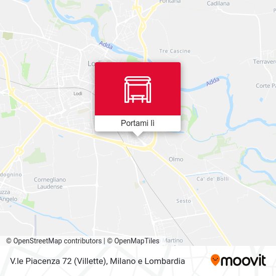 Mappa V.le Piacenza 72 (Villette)