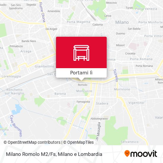 Mappa Milano Romolo M2/Fs