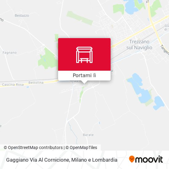 Mappa Gaggiano Via Al Cornicione