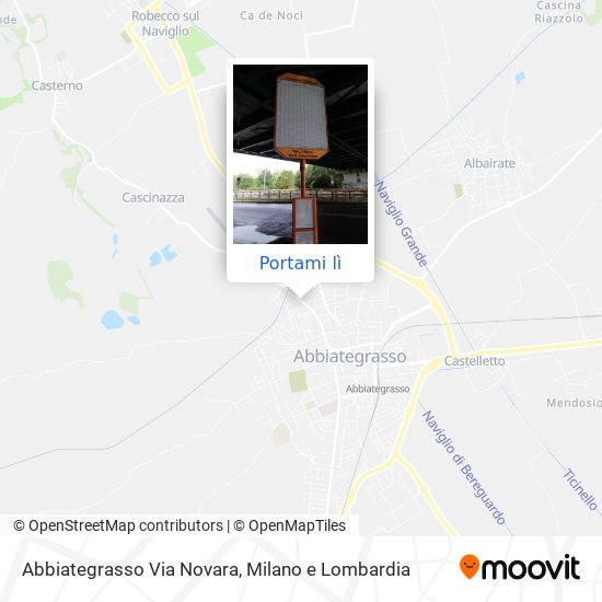 Mappa Abbiategrasso Via Novara