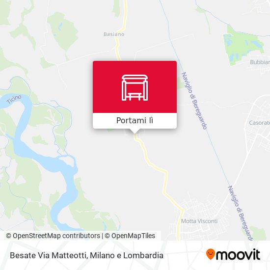 Mappa Besate Via Matteotti