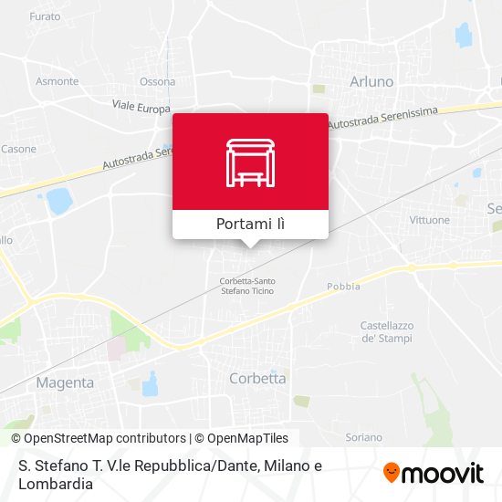 Mappa S. Stefano T. V.le Repubblica / Dante