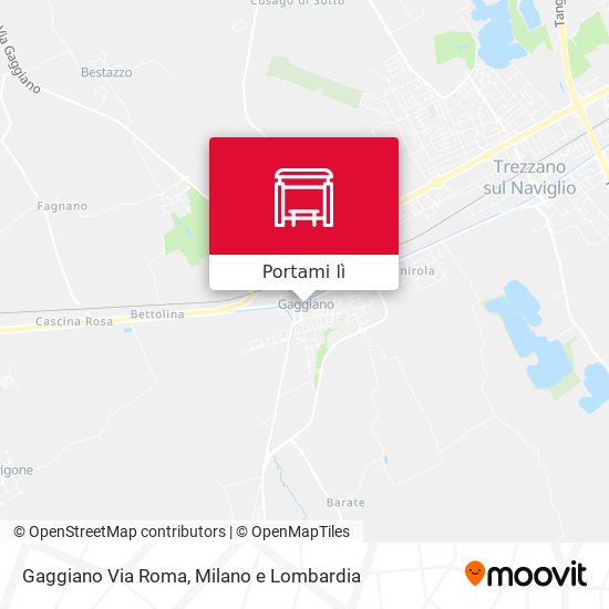 Mappa Gaggiano Via Roma